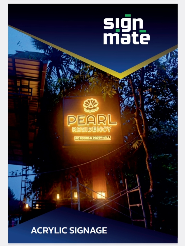 Signmate Private Limited Thondayad Kozhikode LED sign board manufacturer neon sign board acrylic letters glow sign boards Kerala