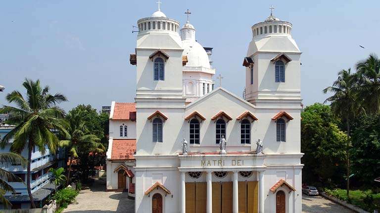 Mother of God Church, Kozhikode view