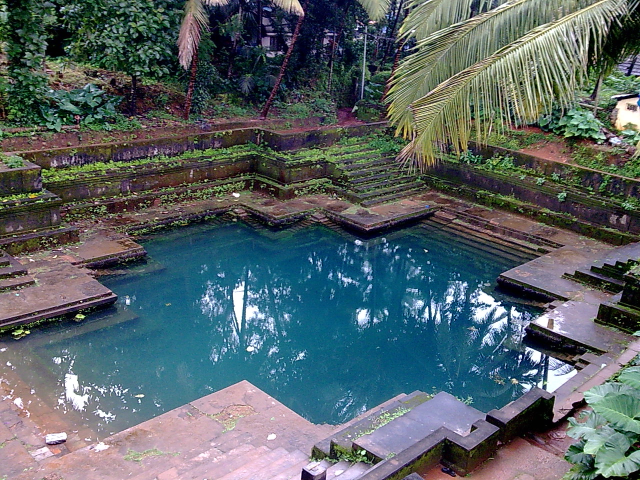  Large serene pond beside Nadapuram Masjid