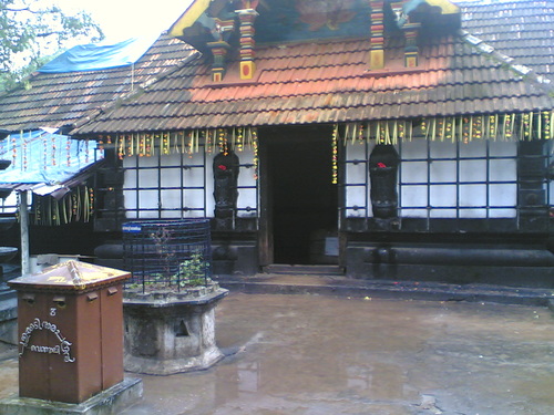 Varakkal Devi Temple with Durga idol